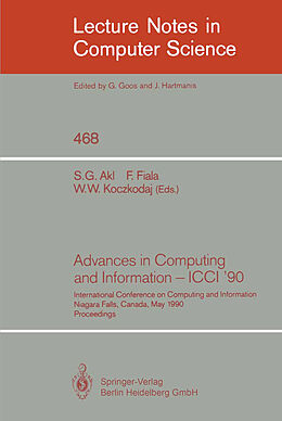 Kartonierter Einband Advances in Computing and Information - ICCI '90 von 