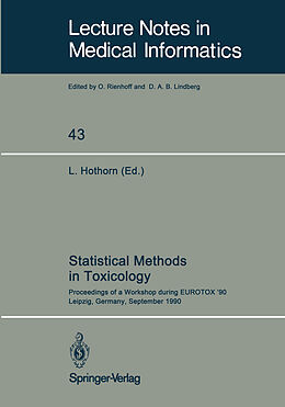 Couverture cartonnée Statistical Methods in Toxicology de 