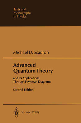 Couverture cartonnée Advanced Quantum Theory de Michael D. Scadron