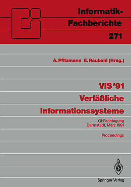 Kartonierter Einband VIS 91 Verläßliche Informationssysteme von 