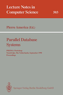 Kartonierter Einband Parallel Database Systems von 