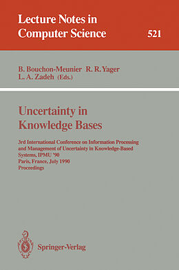 Kartonierter Einband Uncertainty in Knowledge Bases von 