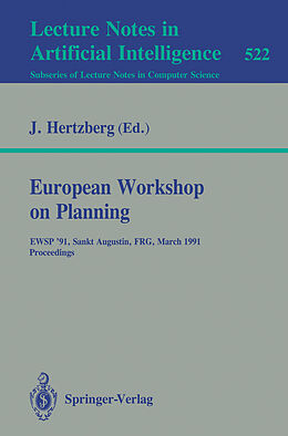 Kartonierter Einband European Workshop on Planning von 