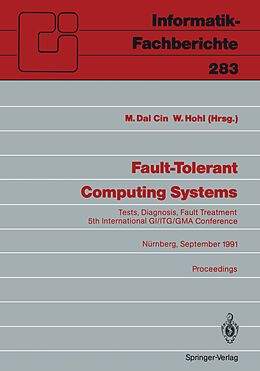 Kartonierter Einband Fault-Tolerant Computing Systems von 