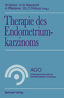 Kartonierter Einband Therapie des Endometriumkarzinoms von 