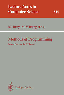 Kartonierter Einband Methods of Programming von 
