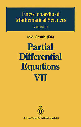 Fester Einband Partial Differential Equations VII von 