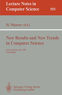 Kartonierter Einband New Results and New Trends in Computer Science von 