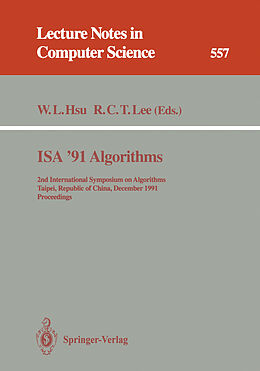 Kartonierter Einband ISA '91 Algorithms von 