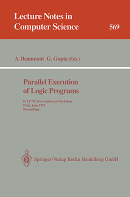 Kartonierter Einband Parallel Execution of Logic Programs von 