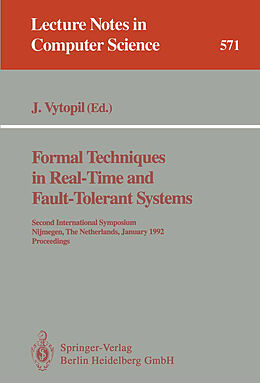 Kartonierter Einband Formal Techniques in Real-Time and Fault-Tolerant Systems von 