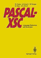 Couverture cartonnée PASCAL-XSC de Rudi Klatte, Michael Neaga, Christian Ullrich