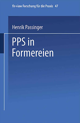 Kartonierter Einband PPS in Formereien von Henrik Passinger