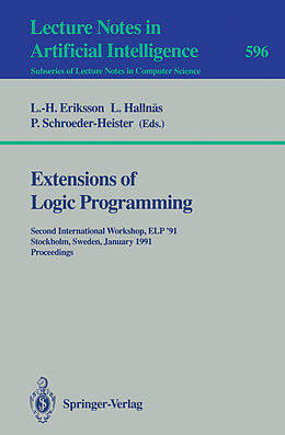Kartonierter Einband Extensions of Logic Programming von 