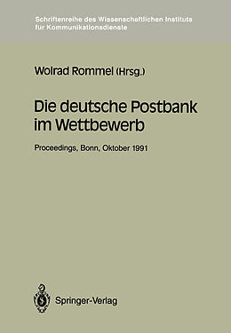 Kartonierter Einband Die deutsche Postbank im Wettbewerb von 
