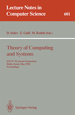 Kartonierter Einband Theory of Computing and Systems von 