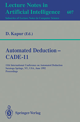 Kartonierter Einband Automated Deduction - CADE-11 von 