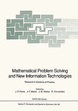 Livre Relié Mathematical Problem Solving and New Information Technologies de 