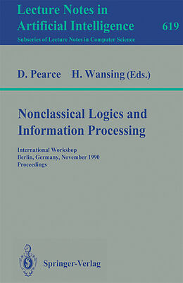 Kartonierter Einband Nonclassical Logics and Information Processing von 