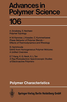 Livre Relié Polymer Characteristics de 