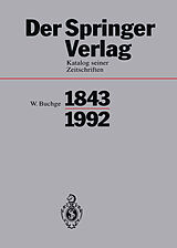Fester Einband Der Springer-Verlag von 