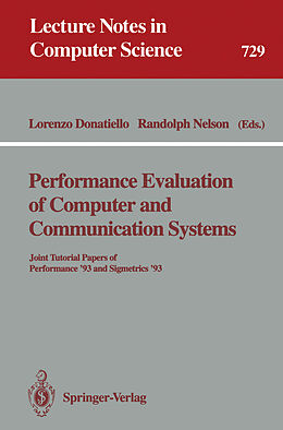 Kartonierter Einband Performance Evaluation of Computer and Communication Systems von 