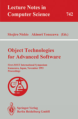 Kartonierter Einband Object Technologies for Advanced Software von 
