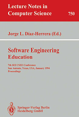 Kartonierter Einband Software Engineering Education von 
