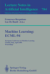 Couverture cartonnée Machine Learning: ECML-94 de 