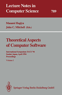 Kartonierter Einband Theoretical Aspects of Computer Software von 