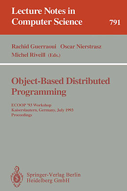Kartonierter Einband Object-Based Distributed Programming von 