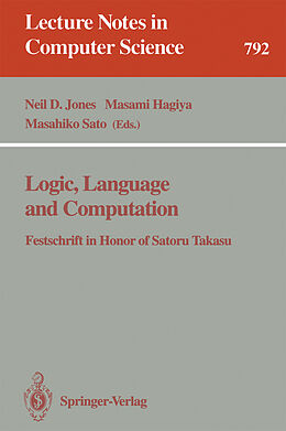 Kartonierter Einband Logic, Language and Computation von 
