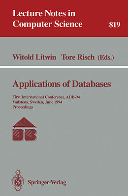 Kartonierter Einband Applications of Databases von 