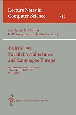 Kartonierter Einband PARLE '94 Parallel Architectures and Languages Europe von 