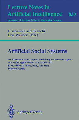 Kartonierter Einband Artificial Social Systems von 