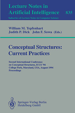 Kartonierter Einband Conceptual Structures: Current Practices von 