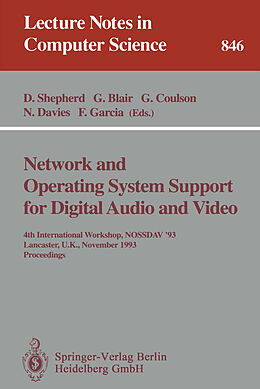 Kartonierter Einband Network and Operating System Support for Digital Audio and Video von 
