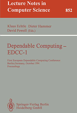 Kartonierter Einband Dependable Computing - EDCC-1 von 