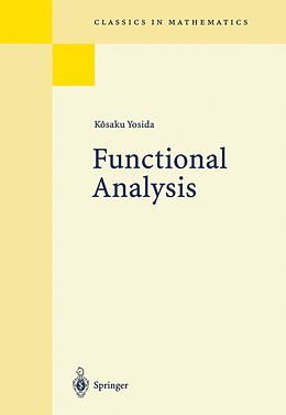 Couverture cartonnée Functional Analysis de Kösaku Yosida