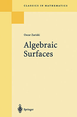 Couverture cartonnée Algebraic Surfaces de Oscar Zariski