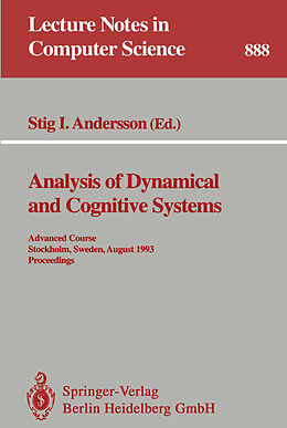 Kartonierter Einband Analysis of Dynamical and Cognitive Systems von 
