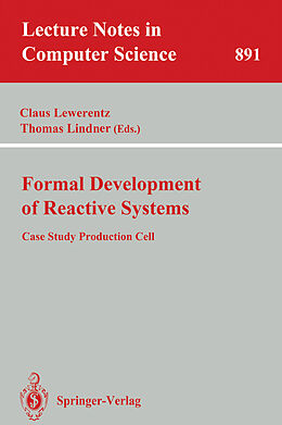 Kartonierter Einband Formal Development of Reactive Systems von 