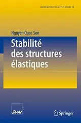 Kartonierter Einband Stabilité des structures élastiques von Quoc Son Nguyen