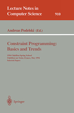 Kartonierter Einband Constraint Programming: Basics and Trends von 