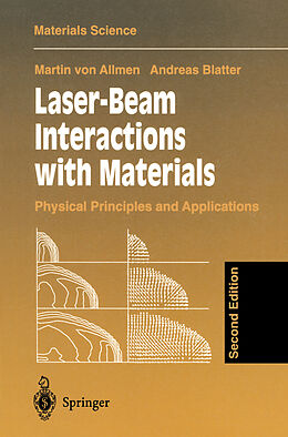 Couverture cartonnée Laser-Beam Interactions with Materials de Andreas Blatter, Martin V. Allmen