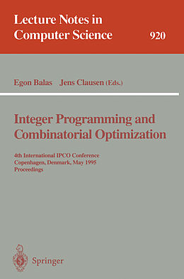 Kartonierter Einband Integer Programming and Combinatorial Optimization von 