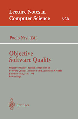 Kartonierter Einband Objective Software Quality von 