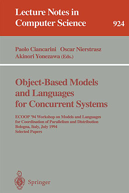 Kartonierter Einband Object-Based Models and Languages for Concurrent Systems von 