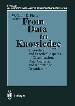 Couverture cartonnée From Data to Knowledge de 