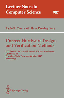 Kartonierter Einband Correct Hardware Design and Verification Methods von 